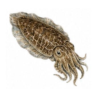 Seiche — espèce de fruit de mer de la côte de Lisbonne à Cascais