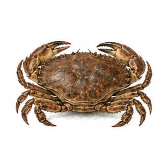 Tourteau — espèce de fruit de mer de la côte de Lisbonne à Cascais