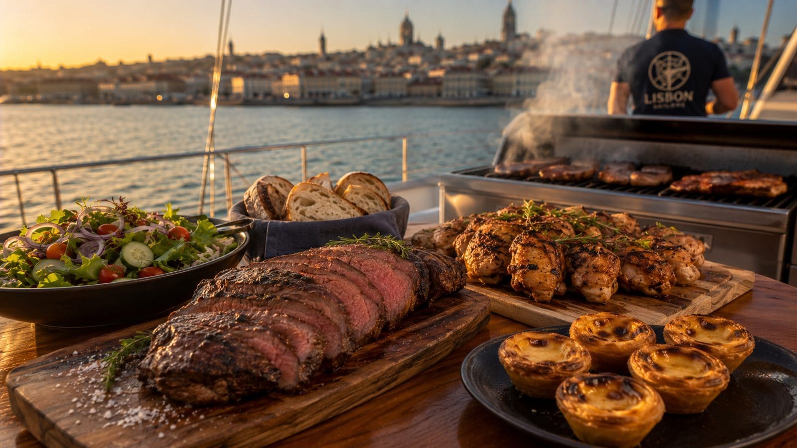 Barbecue on board